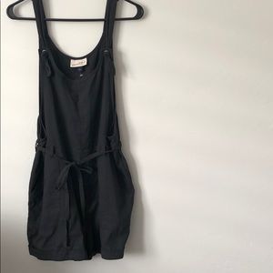 Black short romper